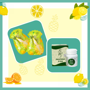 COMBO KẸO DỨA GIẢM CÂN V.I.C & DETOX CELL